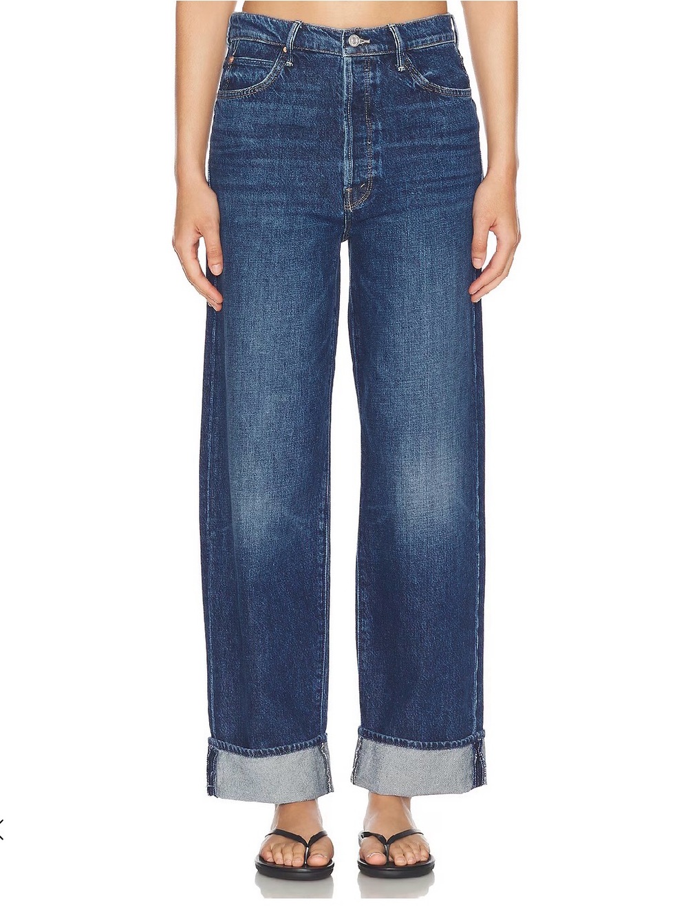MOTHER SUPERIOR Jeans Lil’ Mother Lil’ Spitfire Nerdy Blue Size 24 - Picture 15 of 16